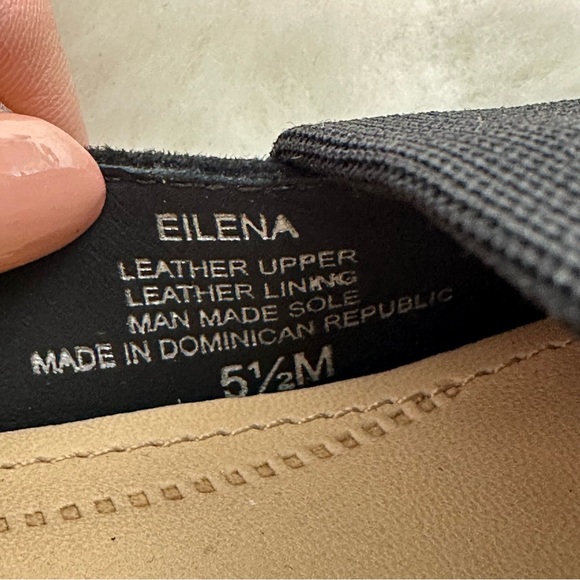 Nurture 🍿 Black Eilena wedge heels Sz 5.5M - Picture 4 of 8